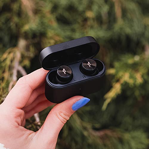 1MORE PistonBuds Pro Hybrid Active Noise Canceling Wireless Earbuds, Bluetooth 5.2 Headphones, 12 Studio-Grade EQs, AAC, 30h Playtime, 4 Mics with DNN, Gaming Mode, IPX5, Black