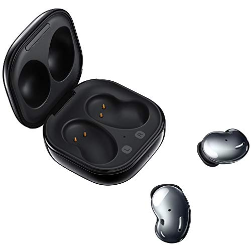 Samsung Galaxy Buds Live (ANC) Active Noise Cancelling TWS Open Type Wireless Bluetooth 5.0 Earbuds for iOS & Android, 12mm Drivers, International Model - SM-R180 (Mystic Black) (Renewed)