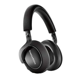 bowers & wilkins px7 over ear wireless bluetooth headphone, adaptive noise cancelling – carbon edition