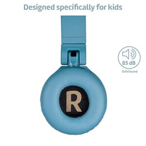 POGS Kids Wired Headphones | The Elephant | Foldable and Durable Headphones for Kids 3+ with Volume Control, Microphone, Volume Limiter 85 dB | Music-Sharing Function | (3.2ft, 3.5mm)