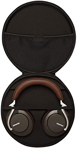 Shure AONIC 50 Wireless Noise Cancelling Headphones, Premium Studio-Quality Sound, Bluetooth 5 Wireless Technology, Comfort Fit Over Ear, 20 Hours Battery Life, Fingertip Controls - Brown