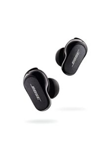 new bose quietcomfort earbuds ii, wireless, bluetooth, world’s best noise cancelling in-ear headphones with personalized noise cancellation & sound, triple black (renewed)