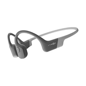 aftershokz aeropex – open-ear bluetooth bone conduction sport headphones – sweat resistant wireless earphones for workouts and running – built-in mic