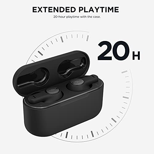 1MORE PistonBuds Bluetooth Headphone 5.0 with 4 Built-in Mics ENC for Clear Call, True Wireless Earbuds,IPX4, 20H Playtime, HiFi Stereo in-Ear Deep Bass Headset