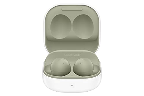 Samsung Galaxy Buds2 True Wireless Earbuds Noise Cancelling Ambient Sound Bluetooth Lightweight Comfort Fit Touch Control, International Version (Olive)