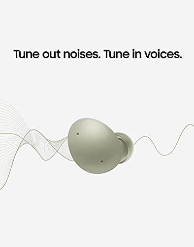 Samsung Galaxy Buds2 True Wireless Earbuds Noise Cancelling Ambient Sound Bluetooth Lightweight Comfort Fit Touch Control, International Version (Olive)