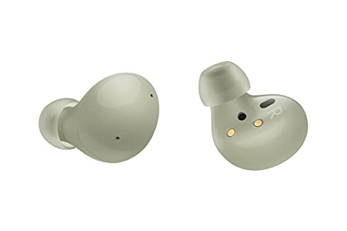 Samsung Galaxy Buds2 True Wireless Earbuds Noise Cancelling Ambient Sound Bluetooth Lightweight Comfort Fit Touch Control, International Version (Olive)