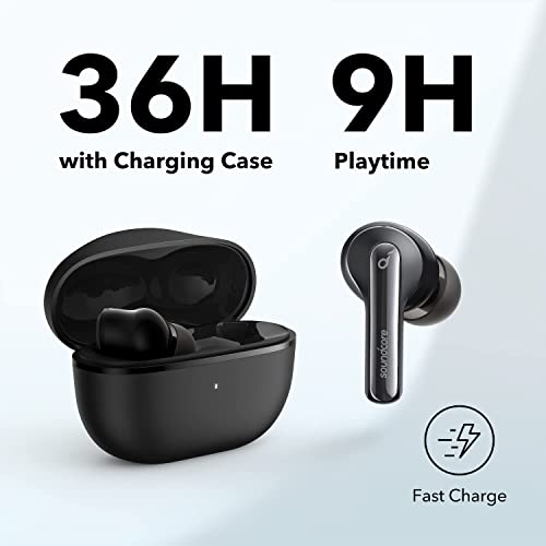 Soundcore by Anker Life P3i Hybrid Active Noise Cancelling Earbuds, 4 Mics, AI-Enhanced Calls, 10mm Drivers, Powerful Sound, App for Custom EQ, 36H Playtime, Fast Charging, Bluetooth 5.2 (Renewed)