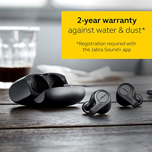 Jabra Elite 65t Earbuds – Alexa Built-In, True Wireless Earbuds with Charging Case, Titanium Black – Bluetooth Earbuds Engineered for the Best True Wireless Calls and Music Experience