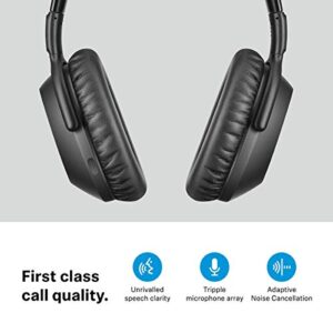 SENNHEISER PXC 550-II Wireless NoiseGard Adaptive Noise Cancelling, Bluetooth Headphone with Touch Sensitive Control and 30-Hour Battery Life, Black