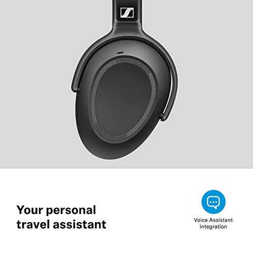 SENNHEISER PXC 550-II Wireless NoiseGard Adaptive Noise Cancelling, Bluetooth Headphone with Touch Sensitive Control and 30-Hour Battery Life, Black