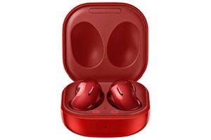samsung galaxy buds live – true wireless earbuds with anc – mystic red (renewed)