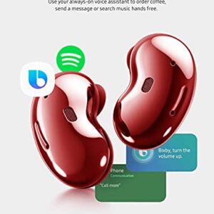 Samsung Galaxy Buds Live - True Wireless EarBuds with ANC - Mystic Red (Renewed)