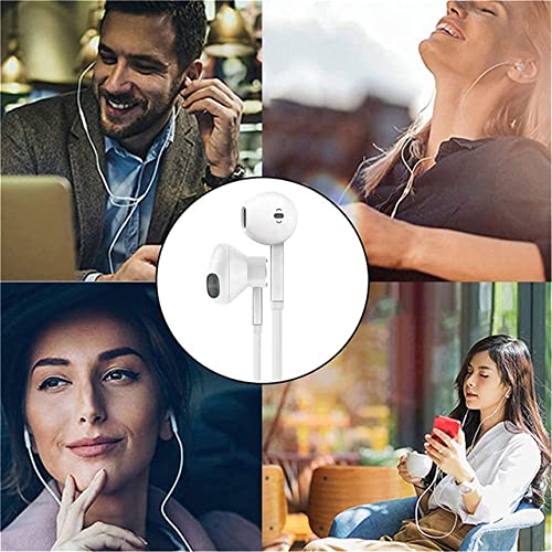 2 Pack USB C Headphones, USB C Type C Earbuds In-Ear Wired Earphones with Mic & Volume Control Noise Cancelling Bass Stereo Compatible with iPad Pro, Samsung Galaxy S22 S21 Ultra S20, Google Pixel 6 5