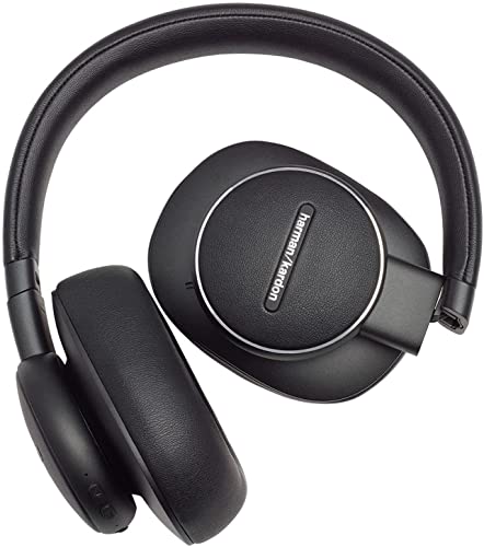 Harman Kardon Fly ANC Wireless Bluetooth Over-Ear Headphones with Active Noise Cancelling - Google Voice Assistant - Alexa Built-in (Retail Packaging)