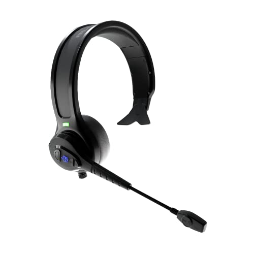 Blue Tiger Solare On-Ear Wireless Headset – Solar Powered - Long Battery Life, Wireless Charging. Transforms Indoor and Outdoor Light into Endless Energy - Noise Cancellation Headset with Microphone