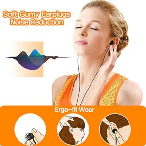 Sleep Headphones, MAXROCK Ultra Soft Comfortable In-ear Earphones w Mic and Volume Control Sound Blocking Earplugs Earbuds for Sleeping, Snoring, Bedtime, Relaxation, Air Travel, Insomnia & Meditation