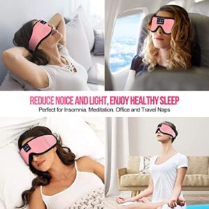 MUSICOZY Sleep Headphones Bluetooth Wireless Sports Headband, Sleeping Eye Mask Earbud for Side Sleepers Cool Tech Unique Holiday Christmas Gifts, Pack of 2