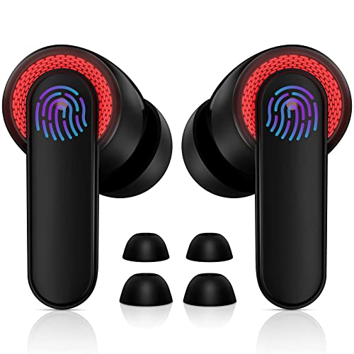 ACAGET True Wireless Earbuds Bluetooth Headphones & iPhone 13 Mini Case 5.4" 2021 Noise Cancelling Earphones Stereo Bass Built-in Mic Headphone