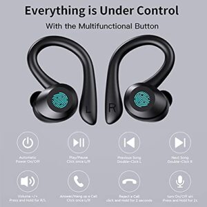 5. 1 ANC Wireless Headphone Portable Noise Cancelling Wireless Headset (Black) Gifts for Men Women
