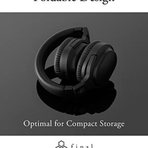 Final UX3000 Wireless Overhead Headphones with Active Noise Cancelling