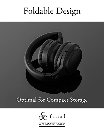 Final UX3000 Wireless Overhead Headphones with Active Noise Cancelling