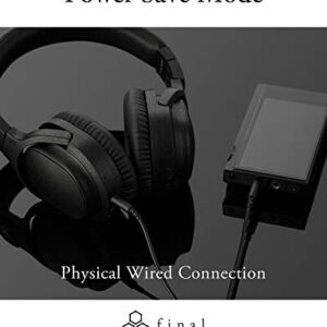 Final UX3000 Wireless Overhead Headphones with Active Noise Cancelling