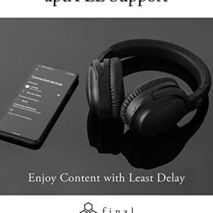 Final UX3000 Wireless Overhead Headphones with Active Noise Cancelling