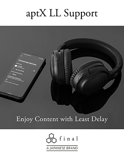 Final UX3000 Wireless Overhead Headphones with Active Noise Cancelling