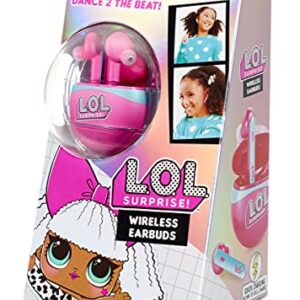 L.O.L. Surprise! Wireless Earbuds for Kids w/ 3D Stereo Sound & Built-in Mic