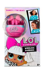 l.o.l. surprise! wireless earbuds for kids w/ 3d stereo sound & built-in mic
