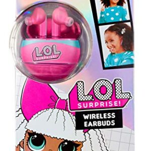 L.O.L. Surprise! Wireless Earbuds for Kids w/ 3D Stereo Sound & Built-in Mic