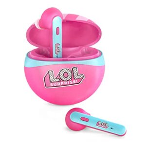 L.O.L. Surprise! Wireless Earbuds for Kids w/ 3D Stereo Sound & Built-in Mic