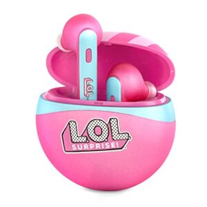 L.O.L. Surprise! Wireless Earbuds for Kids w/ 3D Stereo Sound & Built-in Mic