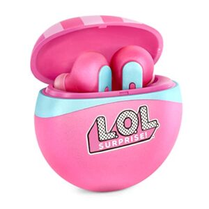 L.O.L. Surprise! Wireless Earbuds for Kids w/ 3D Stereo Sound & Built-in Mic