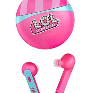 L.O.L. Surprise! Wireless Earbuds for Kids w/ 3D Stereo Sound & Built-in Mic