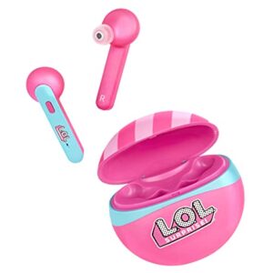 L.O.L. Surprise! Wireless Earbuds for Kids w/ 3D Stereo Sound & Built-in Mic