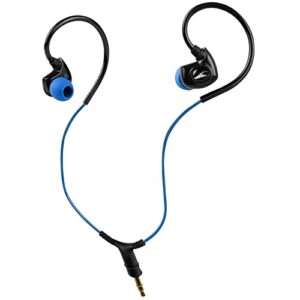 h2o audio surge sx10 headphones, waterproof ipx8, short cord, in-ear stereo earbuds noise cancelling earphones for swimming, running and sporting activities