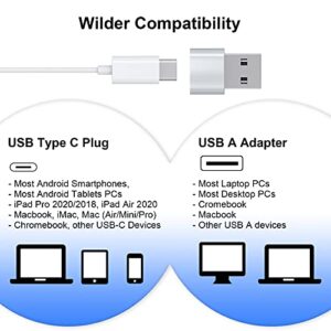 TITACUTE USB C Headphones Magnetic Earbuds Noise Canceling in-Ear Wired Earphone + Type C to A Adapter for iPad 10 Pro Samsung A53 S23 Ultra S22 S21 S20 Galaxy Z Flip 4 Computer Laptop Desktop PC Zoom