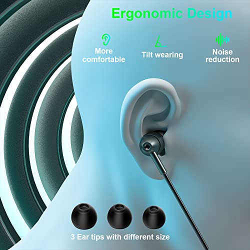 ACAGET USB C Earbuds, Wired USB Type C Headphones for Samsung Galaxy S23 Ultra S22 S21 FE A53 Setero Earphones with Mic Noise Cancelling in-Ear Type C Headphone for Pixel 7 Pro 6A OnePlus 10 Pro 9 8T