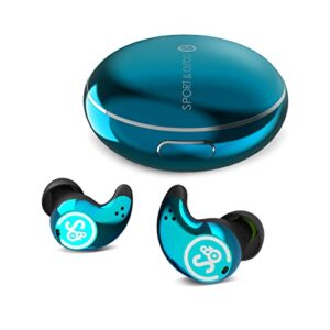 mifo s active noise cancelling true wireless earbuds, bluetooth 5.2 wireless sport headphones, enc noise cancelling, ip67 waterproof wireless earbuds with 3 modes, built-in 6 microphone(blue)