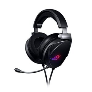 asus gaming headset rog theta 7.1 | ai noise cancelling headphones with mic | rog home-theatre-grade 7.1 dac, and aura syn rgb lighting (renewed)