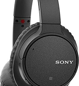 Sony Noise Cancelling Headphones WHCH700N: Wireless Bluetooth Over The Ear Headset with Mic for Phone-Call and Alexa Voice Control (Black)