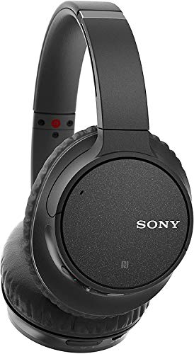 Sony Noise Cancelling Headphones WHCH700N: Wireless Bluetooth Over The Ear Headset with Mic for Phone-Call and Alexa Voice Control (Black)