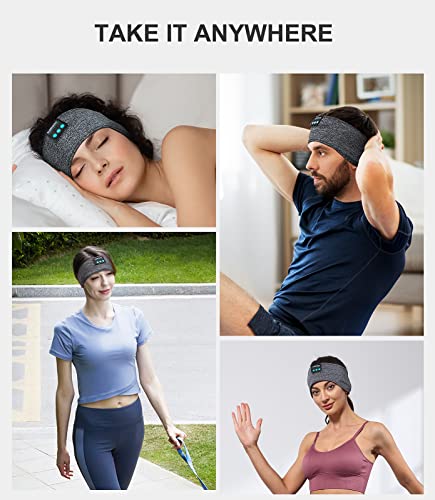 Lavince Sleep Headphones, Adjustable Soft Sleep Headphones Headband,Sleep Headband Bluetooth Headphones with Built in Speakers Perfect for Sleep,Workout,Running,Yoga,Travel,Insomnia