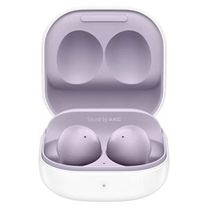 samsung galaxy buds2 true wireless earbud headphones, lavender – compact and light design, active noise cancellation, intelligent clear call, well balanced sound, anc available, bluetooth v5.2