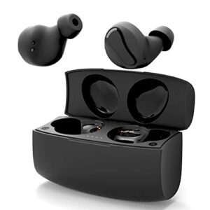 popunlyk 60 hrs play time true wireless earbuds bluetooth 5.0 headphones touch control with charging case in ear headsets with noise cancelling mic for small ears compatible with all cell phones