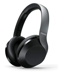 philips wireless bluetooth over-ear headphones noise isolation stereo with hi-res audio, up to 30 hours playtime with rapid charge (noise canceling)