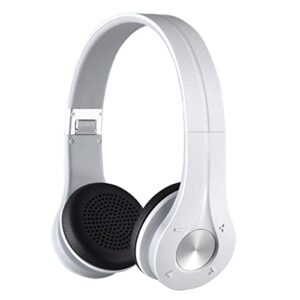 wireless bluetooth headphones over ear, noise cancelling wireless headphones, built-in microphone, adjustable headband.