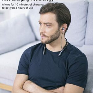 1MORE Wireless Earbuds Triple Driver Bluetooth Neckband Earphones with Hi-Res LDAC Wireless Sound Quality,Fast Charging,7-Hour Playtime,Environmental Noise Isolation